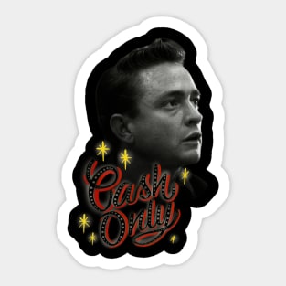 Cash is king Sticker